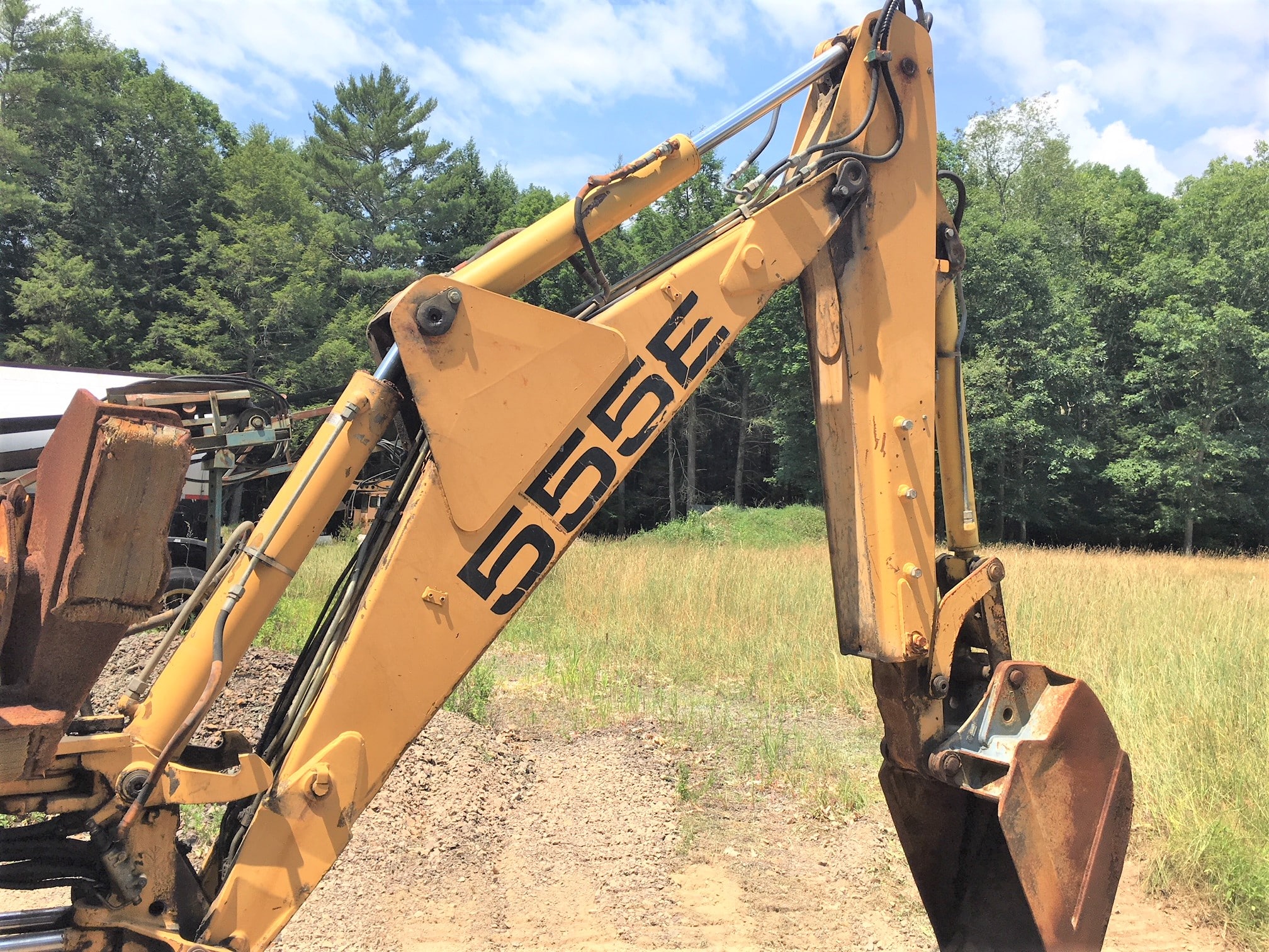 New Holland 4WD 555E Extendahoe backhoe 20'000 SOLD! United Exchange USA
