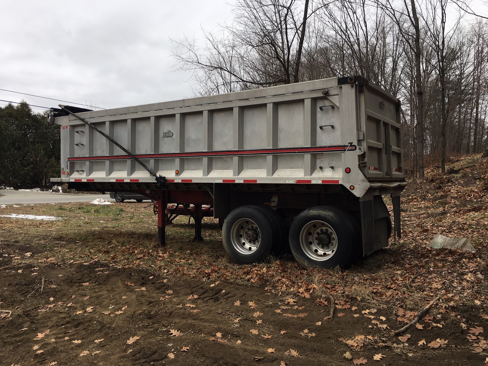 End Dump Trailer Benson International 15'000 United Exchange USA